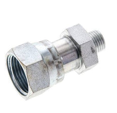 Adaptador reductor de acero galvanizado UNS 1''-14 x UNF 9/16''-18 M/F ORFS 400 Bar - Hidráulico