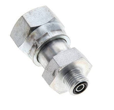 Adaptador reductor de acero galvanizado UNS 1''-14 x UNF 9/16''-18 M/F ORFS 400 Bar - Hidráulico