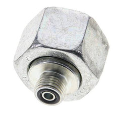 UN 1-3/16''-12 x UNF 9/16''-18 F/M Zinc plated Steel Reducing Adapter ORFS 400 Bar - Hydraulic