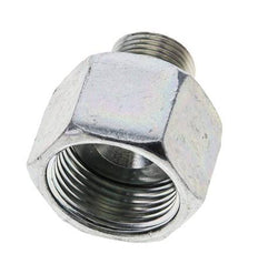 UN 1-3/16''-12 x UN 13/16''-16 F/M Adaptador reductor de acero galvanizado ORFS 400 Bar - Hidráulico