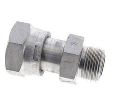 UN 1-3/16''-12 x UNS 1''-14 F/M Zinc plated Steel Reducing Adapter ORFS 400 Bar - Hydraulic