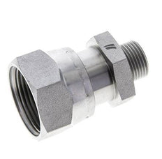 UN 1-7/16''-12 x UN 13/16''-16 F/M Adaptador Reductor de Acero Cincado ORFS 400 Bar - Hidráulico