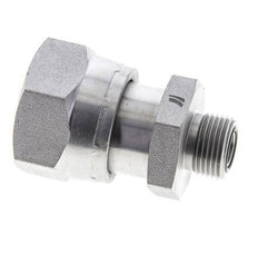 UN 1-7/16''-12 x UN 13/16''-16 F/M Adaptador Reductor de Acero Cincado ORFS 400 Bar - Hidráulico