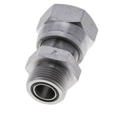 UN 1-7/16''-12 x UN 1-3/16''-12 F/M Adaptador Reductor de Acero Cincado ORFS 400 Bar - Hidráulico