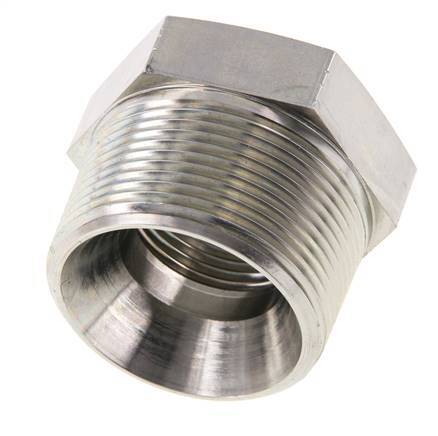 1 1/2'' NPT x 1'' NPT M/F Anillo reductor de acero galvanizado 80 Bar - Hidráulico