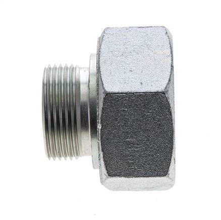 UN 2''-12 x UN 1-7/16''-12 F/M Adaptador Reductor de Acero Cincado ORFS 250 Bar - Hidráulico