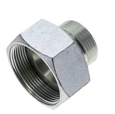 UN 2''-12 x UN 1-7/16''-12 F/M Adaptador Reductor de Acero Cincado ORFS 250 Bar - Hidráulico