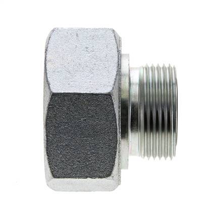UN 2''-12 x UN 1-7/16''-12 F/M Adaptador Reductor de Acero Cincado ORFS 250 Bar - Hidráulico