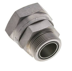 UN 2''-12 x UN 1-11/16''-12 M/F Adaptador Reductor de Acero Cincado ORFS 250 Bar - Hidráulico