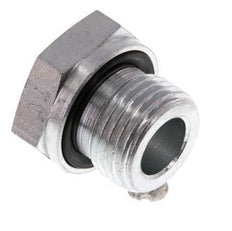 G 1/2'' x G 1/4'' M/F Adaptador reductor de acero galvanizado 630 barra - hidráulica [2 piezas]