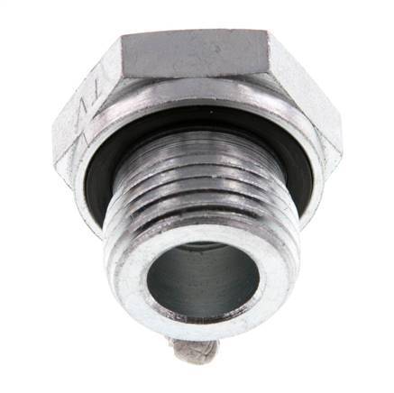 G 1/2'' x G 1/4'' M/F Adaptador reductor de acero galvanizado 630 barra - hidráulica [2 piezas]