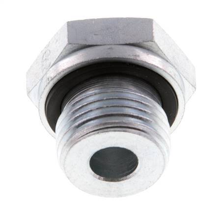 G 1/2'' x G 1/8'' M/F Adaptador reductor de acero galvanizado 630 barra - hidráulica [2 piezas]
