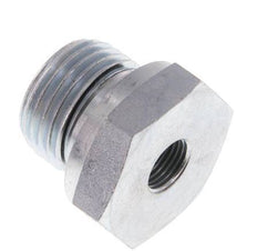 G 1/2'' x G 1/8'' M/F Adaptador reductor de acero galvanizado 630 barra - hidráulica [2 piezas]