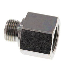 G 1/2'' x G 3/4'' M/F Zinc plated Steel Reducing Adapter 400 Bar - Hydraulic
