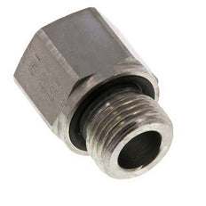 G 1/2'' x G 3/8'' M/F Adaptador reductor de acero galvanizado 630 barra - hidráulica [2 piezas]