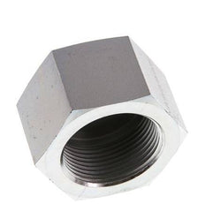G 1/2'' x G 1 1/4'' M/F Zinc plated Steel Reducing Adapter 400 Bar - Hydraulic