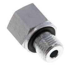 G 1/4'' x G 1/8'' M/F Adaptador reductor de acero cincado 630 barra - hidráulica [2 piezas]