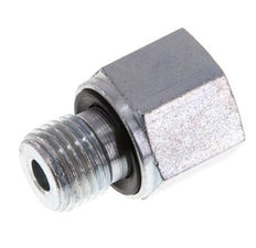 G 1/4'' x G 1/8'' M/F Adaptador reductor de acero cincado 630 barra - hidráulica [2 piezas]
