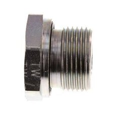 G 3/4'' x G 1/4'' M/F Zinc plated Steel Reducing Adapter 400 Bar - Hydraulic [2 Pieces]