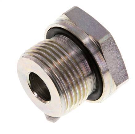 G 3/4'' x G 1/4'' M/F Zinc plated Steel Reducing Adapter 400 Bar - Hydraulic [2 Pieces]