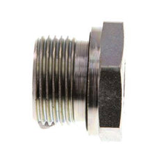 G 3/4'' x G 1/4'' M/F Zinc plated Steel Reducing Adapter 400 Bar - Hydraulic [2 Pieces]