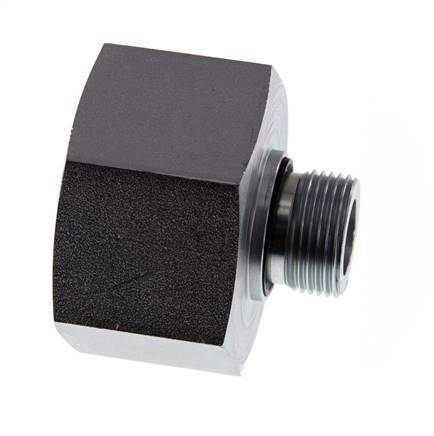 G 3/4'' x G 1 1/2'' M/F Adaptador reductor de acero galvanizado 315 Bar - Hidráulico