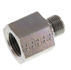 G 3/8'' x G 1/2'' M/F Adaptador reductor de acero cincado 630 barra - hidráulica [2 piezas]