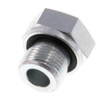 G 3/8'' x G 1/8'' M/F Adaptador reductor de acero galvanizado 630 barra - hidráulica [2 piezas]