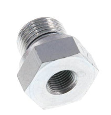 G 3/8'' x G 1/8'' M/F Adaptador reductor de acero galvanizado 630 barra - hidráulica [2 piezas]