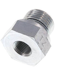 G 3/8'' x G 1/8'' M/F Adaptador reductor de acero galvanizado 630 barra - hidráulica [2 piezas]