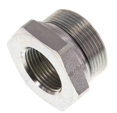 G 1 1/2'' x G 1'' M/F Adaptador reductor de acero galvanizado 315 Bar - Hidráulico