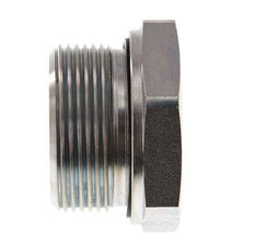 G 1 1/2'' x G 1'' M/F Adaptador reductor de acero galvanizado 315 Bar - Hidráulico