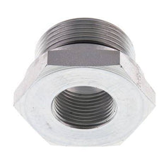 G 1 1/4'' x G 3/4'' M/F Adaptador Reductor de Acero Cincado 400 Bar - Hidráulico