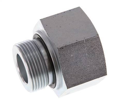 G 1 1/4'' x G 1 1/2'' M/F Zinc plated Steel Reducing Adapter 315 Bar - Hydraulic