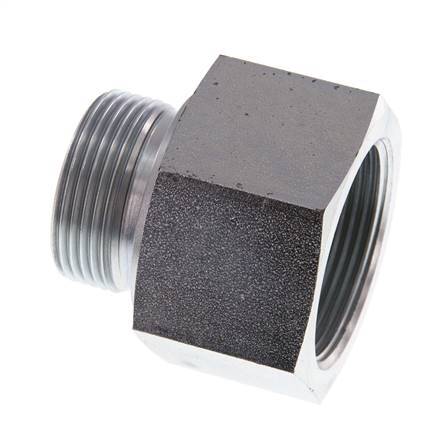 G 1 1/4'' x G 1 1/2'' M/F Zinc plated Steel Reducing Adapter 315 Bar - Hydraulic