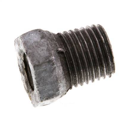 R 1/4'' x Rp 1/8'' M/F Zinc plated Cast iron Reducing Ring 25 Bar [2 Pieces]