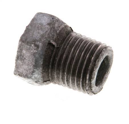 R 1/4'' x Rp 1/8'' M/F Zinc plated Cast iron Reducing Ring 25 Bar [2 Pieces]