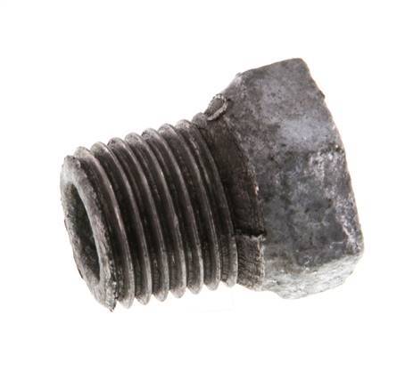 R 1/4'' x Rp 1/8'' M/F Zinc plated Cast iron Reducing Ring 25 Bar [2 Pieces]