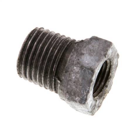 R 1/4'' x Rp 1/8'' M/F Zinc plated Cast iron Reducing Ring 25 Bar [2 Pieces]