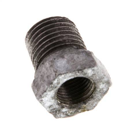 R 1/4'' x Rp 1/8'' M/F Zinc plated Cast iron Reducing Ring 25 Bar [2 Pieces]