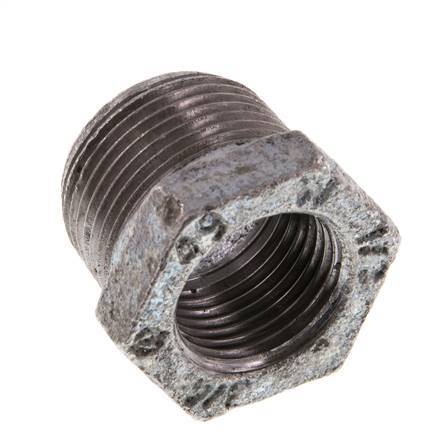 R 3/4'' x Rp 1/2'' M/F Zinc plated Cast iron Reducing Ring 25 Bar [5 Pieces]