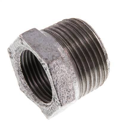 R 1'' x Rp 3/4'' M/F Zinc plated Cast iron Reducing Ring 25 Bar [5 Pieces]