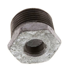 R 1'' x Rp 3/8'' M/F Zinc plated Cast iron Reducing Ring 25 Bar [2 Pieces]