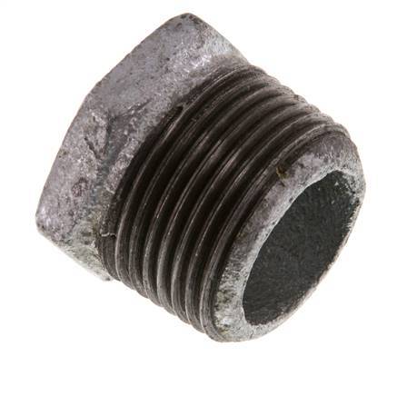 R 1'' x Rp 3/8'' M/F Zinc plated Cast iron Reducing Ring 25 Bar [2 Pieces]