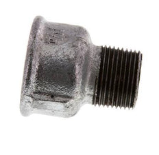 R 1'' x Rp 1 1/4'' M/F Zinc plated Cast iron Reducing Adapter 25 Bar