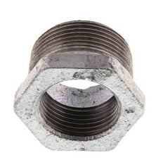 R 1 1/4'' x Rp 1'' M/F Zinc plated Cast iron Reducing Ring 25 Bar [2 Pieces]