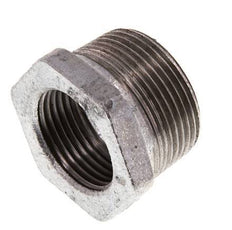 R 1 1/4'' x Rp 1'' M/F Zinc plated Cast iron Reducing Ring 25 Bar [2 Pieces]