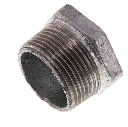R 1 1/4'' x Rp 1'' M/F Zinc plated Cast iron Reducing Ring 25 Bar [2 Pieces]