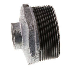 R 2'' x Rp 1/2'' M/F Anillo reductor de hierro fundido galvanizado 25 Bar