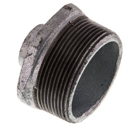 R 2'' x Rp 1/2'' M/F Anillo reductor de hierro fundido galvanizado 25 Bar